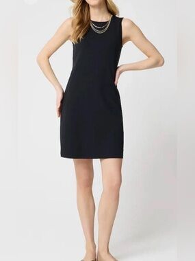 J Crew Factory Essential knit tank dress black Size XS NWT